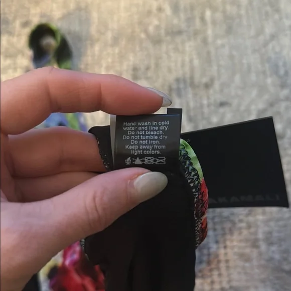 NWT Norma Kamali Women's Rose Garden Marissa One-Piece Size Medium Swimsuit - Picture 11 of 14